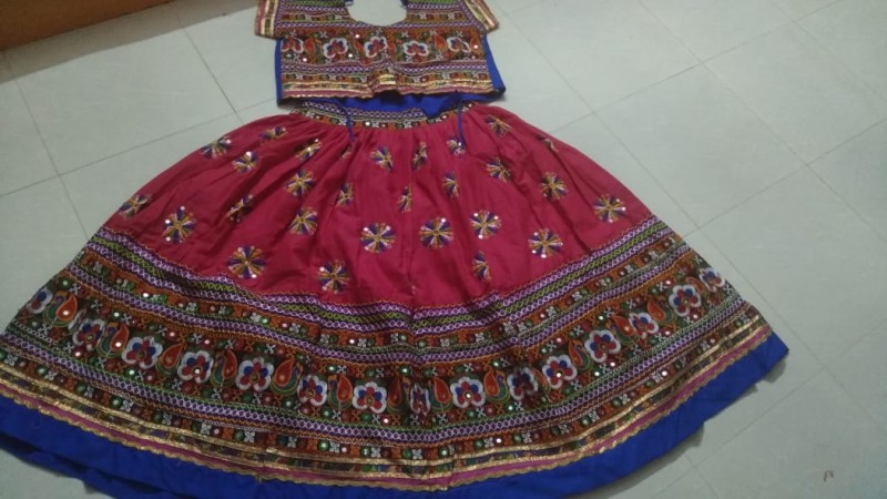 Floral Pink Chaniya Choli