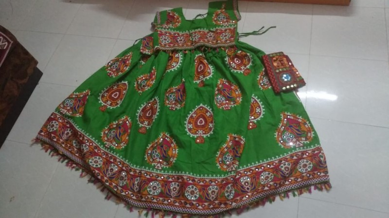 Green Chaniya Choli