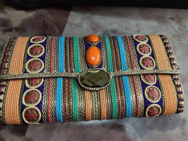 Full Hand Embroidery Purse