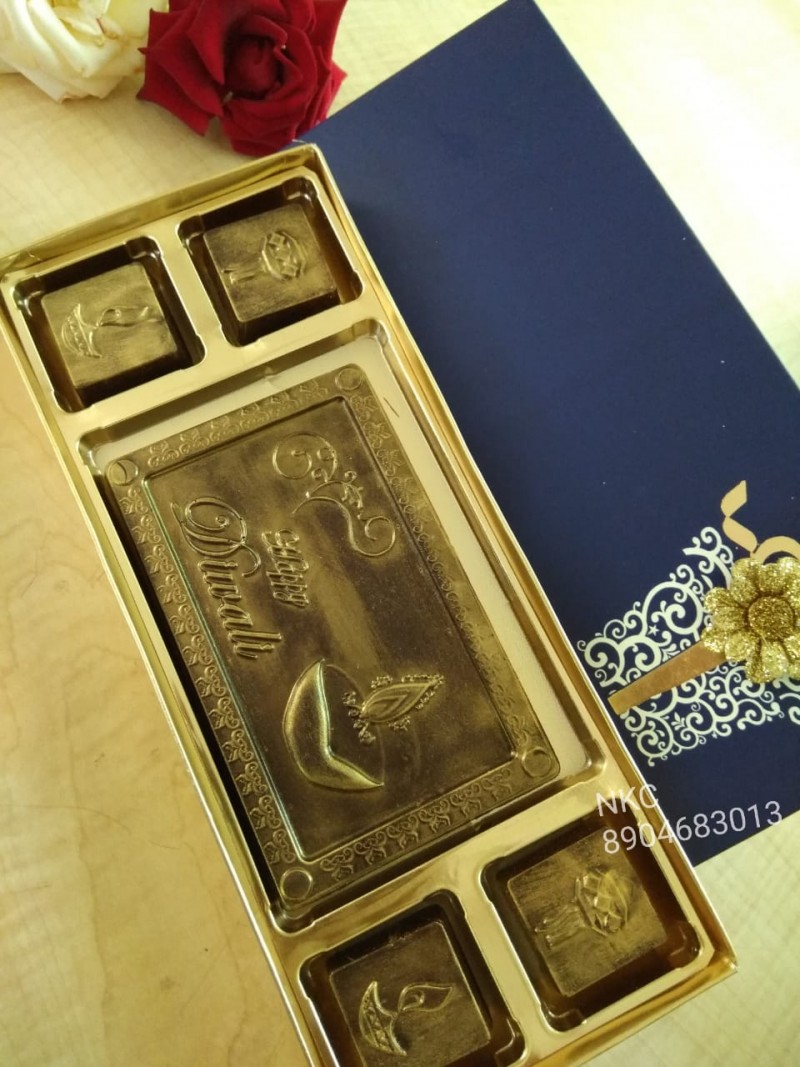 Gold Guilded Chocolate Box